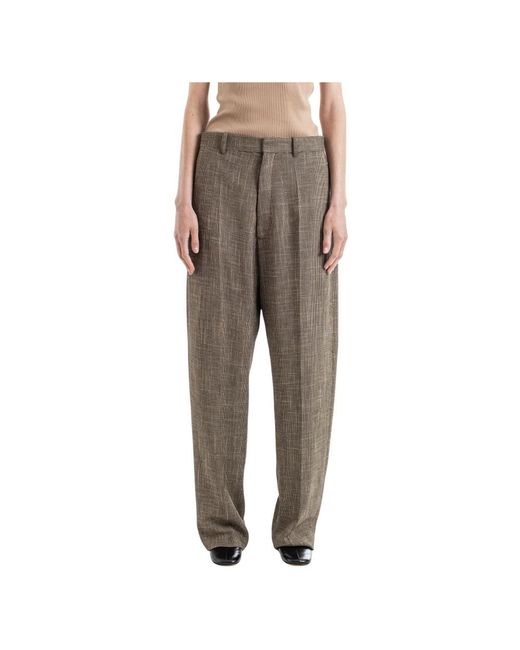Phoebe Philo Gray Wide Trousers
