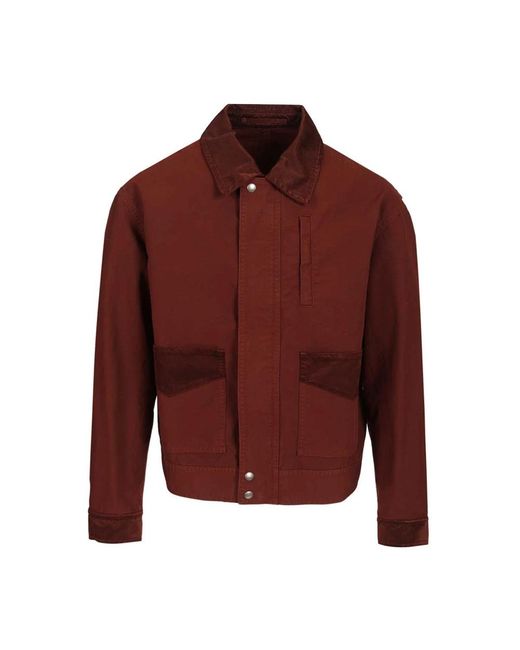 Dries Van Noten Red Light Jackets for men