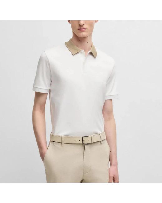 HUGO H Phillipson Polo in het White voor heren