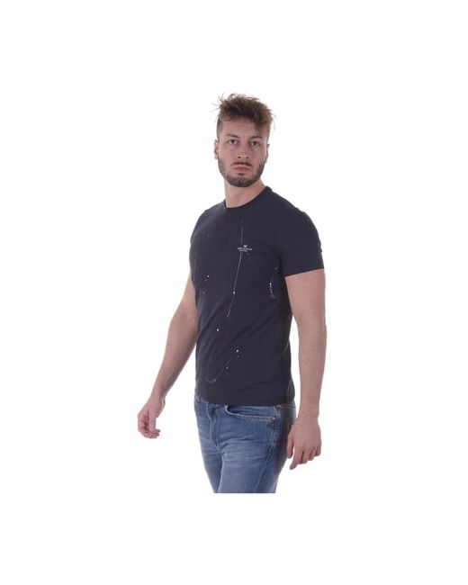 Armani Jeans Blue T-Shirts for men