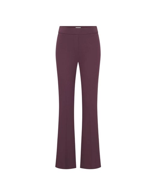 Seductive Wijde Pijp Aantrekbroek in het Purple
