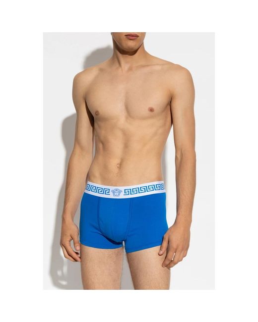 Bottoms Versace de hombre de color Blue