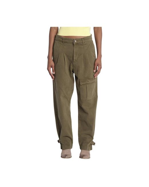 Ba&sh Green Tapered Trousers