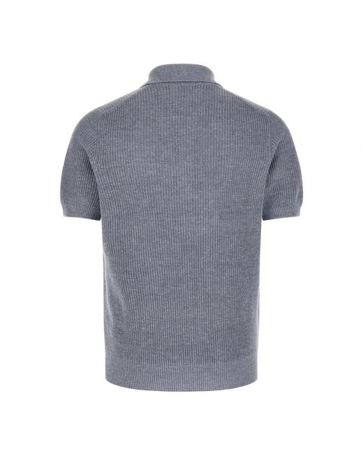 Brunello Cucinelli Gray Polo Shirts for men