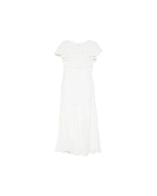 GIMAGUAS White Midi Dresses
