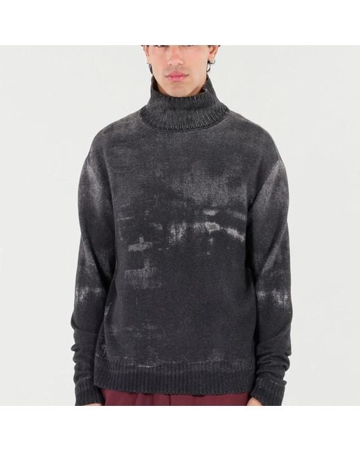 Roberto Cavalli Gray Turtlenecks for men