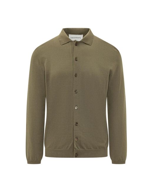 Cardigans Amaranto de hombre de color Green