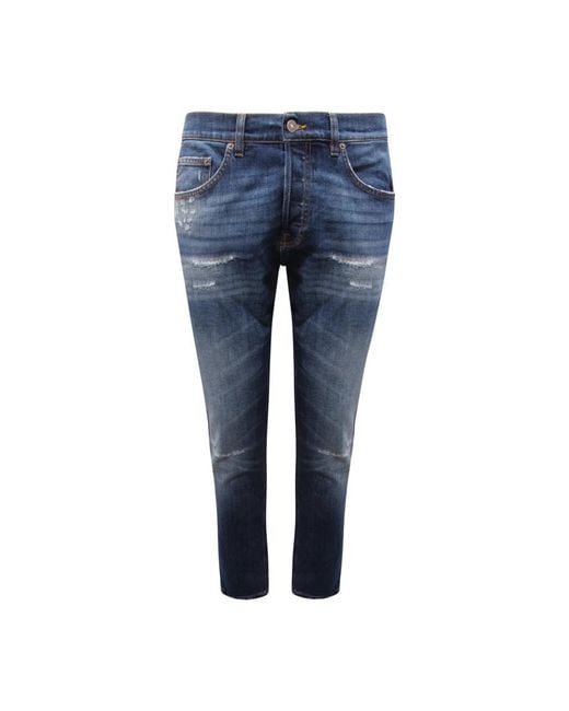 Dondup Blue Slim Fit Jeans for men