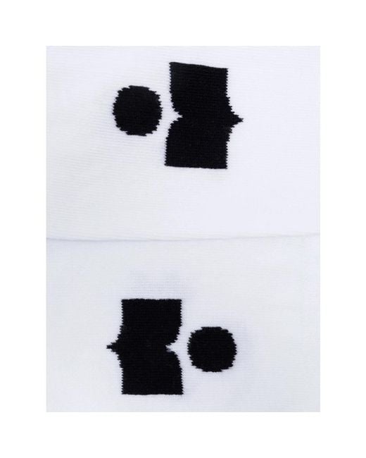 Isabel Marant White Socks for men