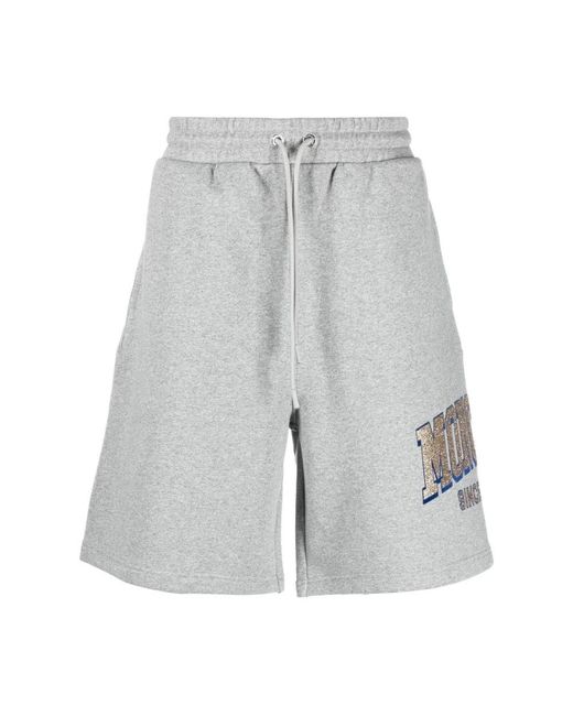 Moncler Gray Casual Shorts for men