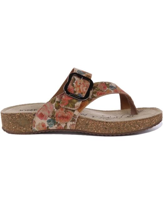 Josef Seibel Brown Flip Flops