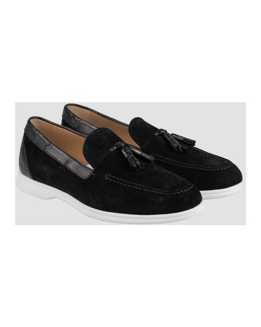 Kiton Black Loafers for men
