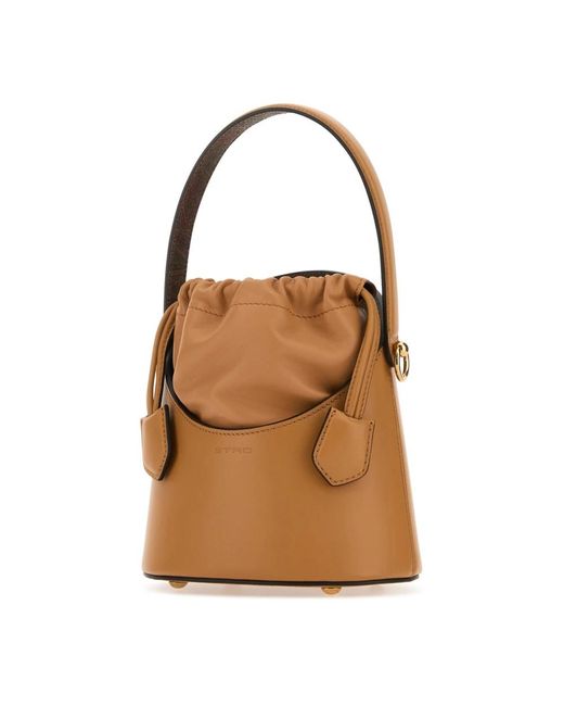 Etro Brown Eimer taschen