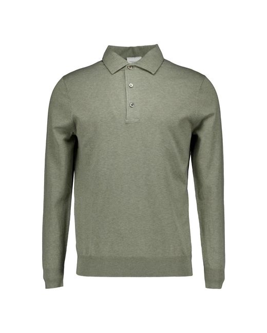 Profuomo Luxury Basic One Piece Polo in het Green voor heren