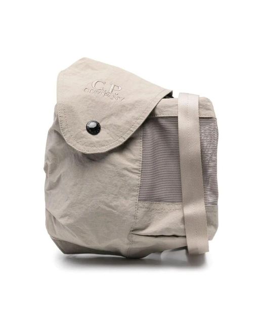 C P Company Bestickte Schultertasche in Gray für Herren