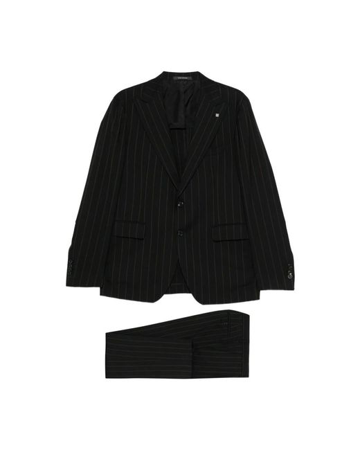 Single Breasted Suits Tagliatore de hombre de color Black