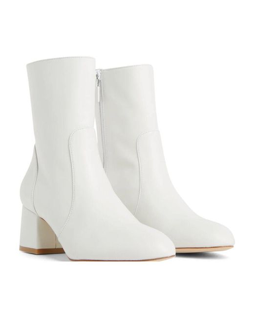 Stuart Weitzman White Boots