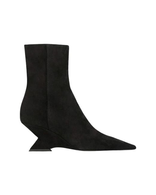 The Attico Black Cheope Ankle Boot