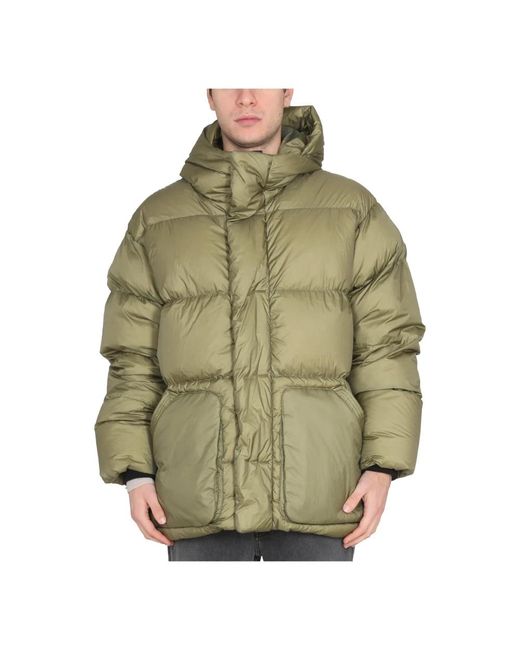 Winter Jackets Ienki Ienki de hombre de color Green