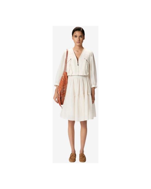Pinko Natural Short Dresses