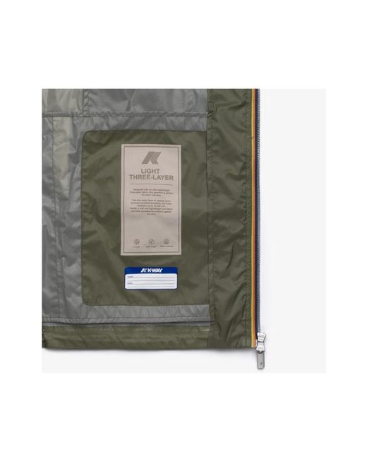K-Way Green Light Jackets for men