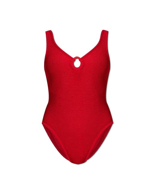 One-Piece di Hunza G in Red