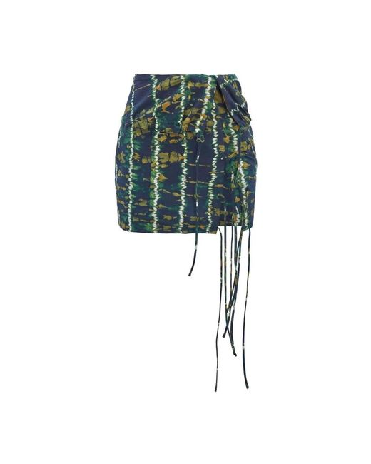 Altuzarra Green Short Skirts