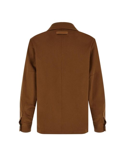 Zegna Brown Light Jackets for men