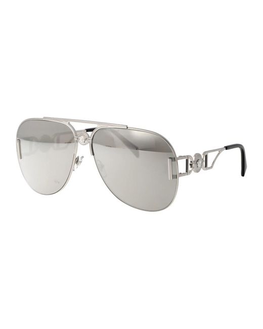 Versace Metallic Stylische sonnenbrille 0ve2255