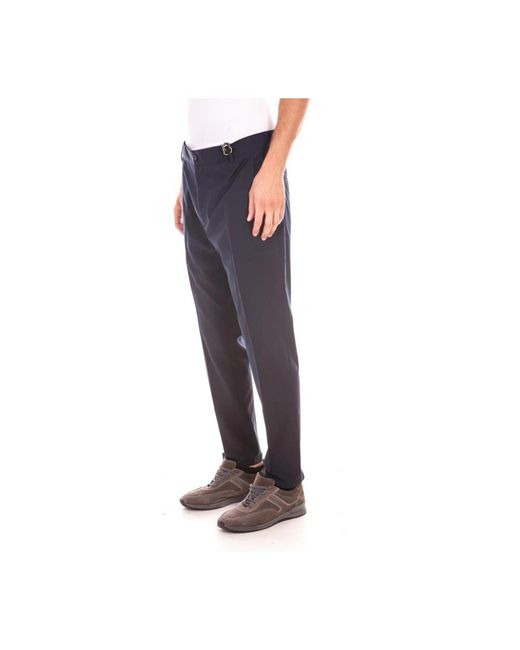 Daniele Alessandrini Blue Suit Trousers for men