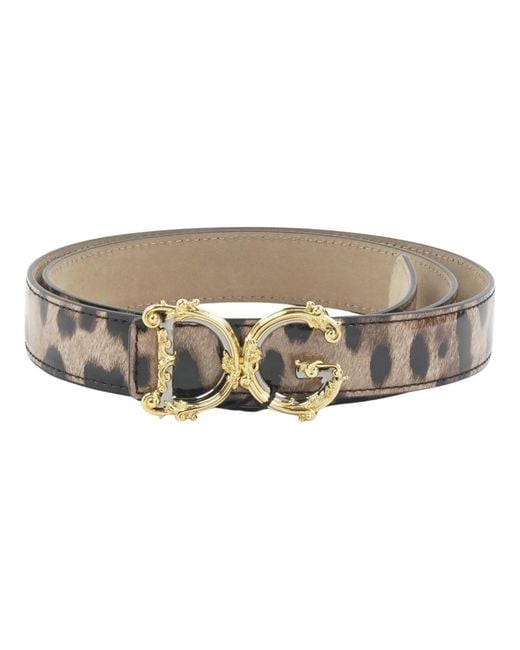 Dolce & Gabbana Brown Belts
