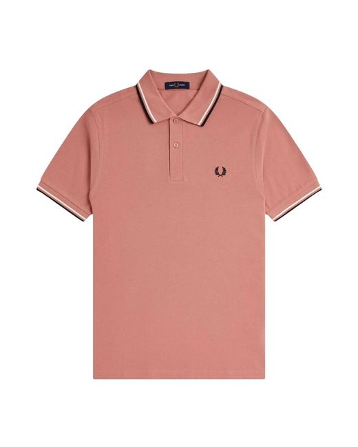 Fred Perry Tops ,Roze ,Katoen M3600 Polo in het Pink voor heren