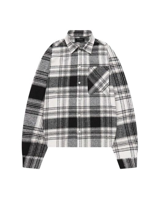 RETERNITY Creative Dept Logo Flannel in het Gray voor heren