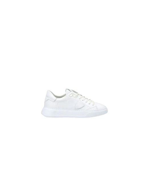 Philippe Model Temple Sneaker in het White