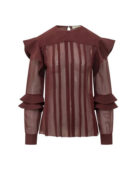 Lanvin Brown Blouses