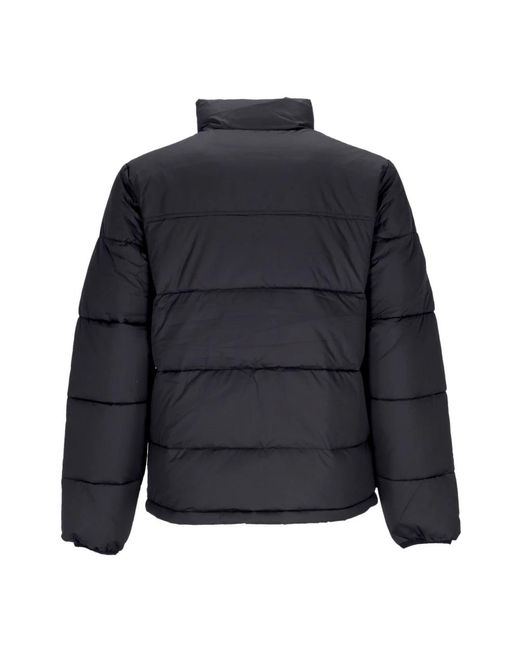 Element Jassen ,Zwart ,Polyester Waterafstotende Donsjas Met Hoge Kraag in het Blue voor heren