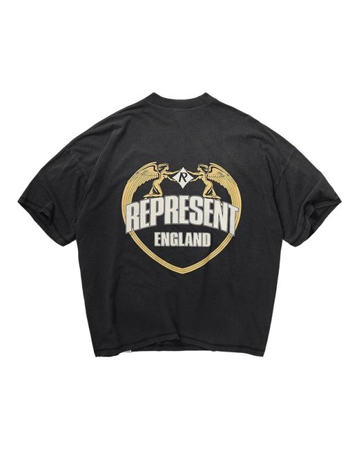 Represent Black T-Shirts for men