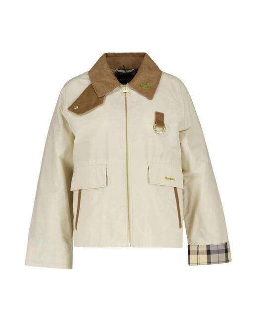 Barbour Icons Spey Showerproof Jacket in het Natural