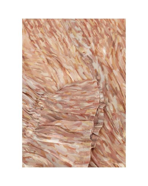 Notre-v Kleedjes ,Veelkleurig ,Elegante Maxi Jurk in het Natural