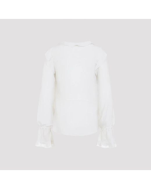 Alberta Ferretti White Blouses