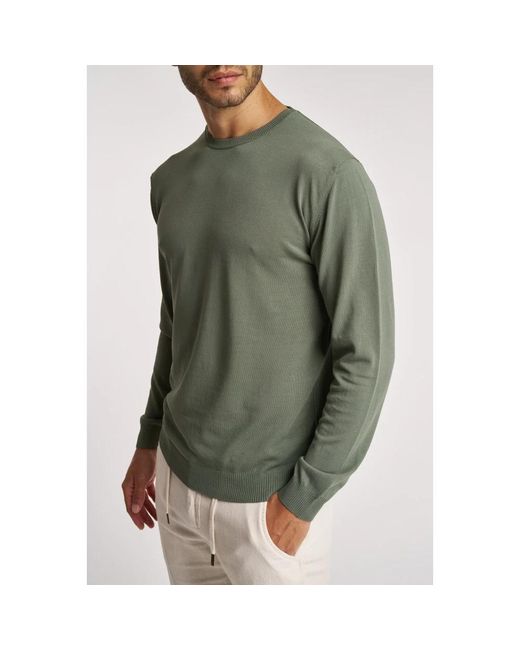 Daniele Fiesoli Green Round-Neck Knitwear for men