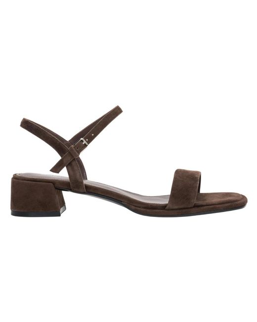 ESTRO Brown High Heel Sandals