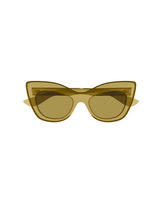 McQueen Yellow Sunglasses