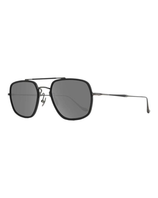 Matsuda Black Stylish sunglasses in ruthenium matte