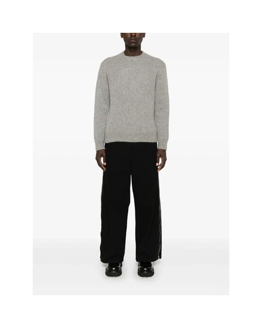 sunflower Gray Round-Neck Knitwear for men