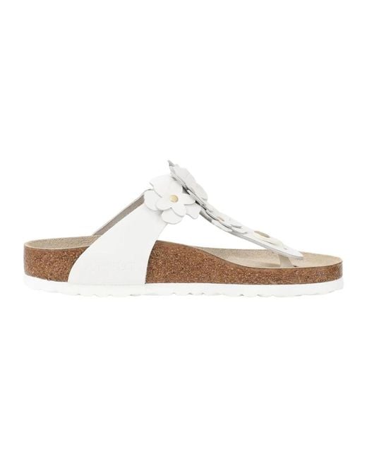 Birkenstock Metallic Flip Flops