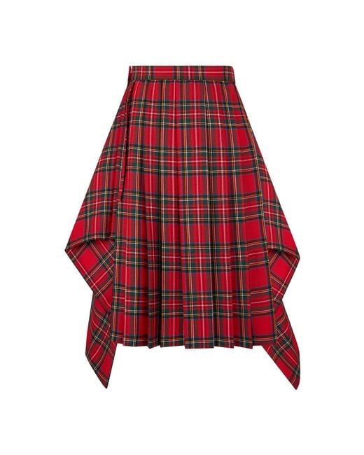 Moschino Red Maxi Skirts
