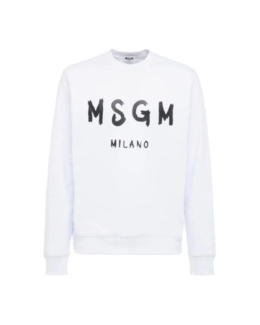 Sweatshirts MSGM pour homme en coloris White