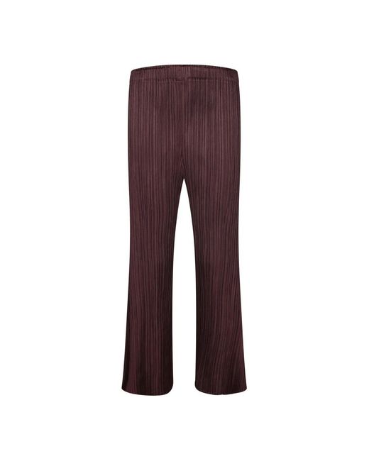 Issey Miyake Purple Wide Trousers