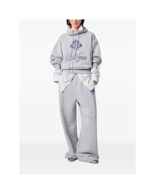 Hoodies MSGM de color Gray